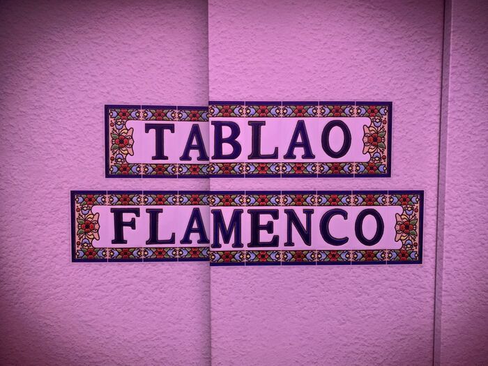 Cartel “Tablao Flamenco”