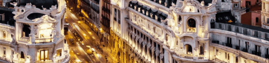 Gran Vía Madrileña desde arriba