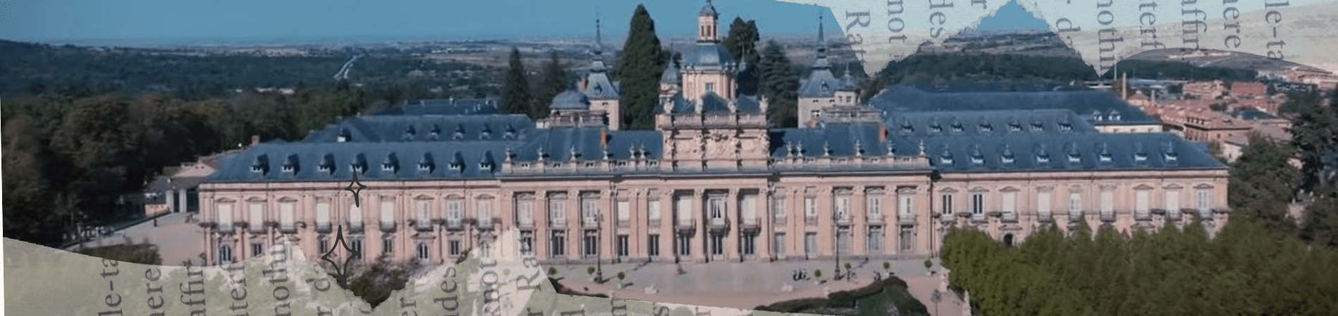 Fotografía aérea de la Granja de San Ildefonso de Patrimonio Nacional