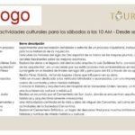 Indice - Programa de actividades culturales para empresas