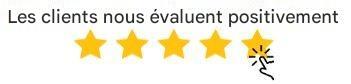 Les clients nous evaluent positivement