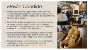 El Mesón Cándido está entre los restaurantes a visitar dentro de Tour de Segovia - Tour Time
