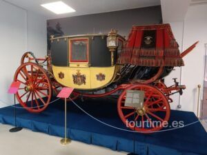 Carriage brougham of gala located in the Liria Palace