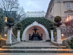 Central fountain of the Liria Palace