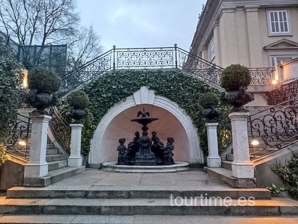 Central fountain of the Liria Palace