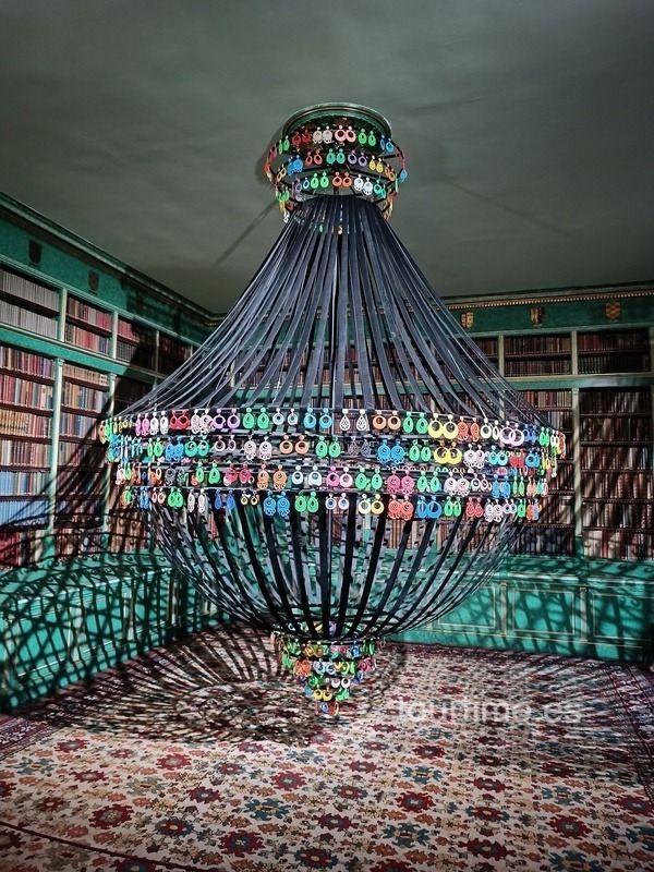 Joana Vasconcelos' exhibition of her work Carmen, at the Liria Palace
