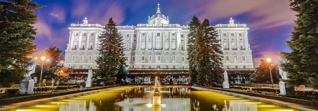 Facade of the Royal Palace of Madrid