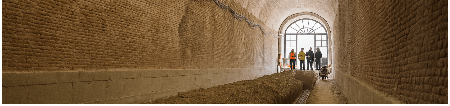 Tunel de Bonaparte en obras