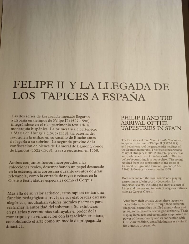 Felipe II y la llegada de los tapices a España