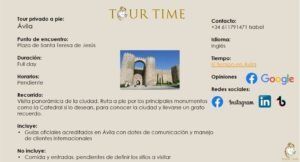 Infografía. Tour Ávila desde Madrid - 1 - Tour Time