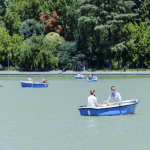 Boats in the Retiro pond