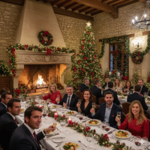 Cena de Navidad de empresa