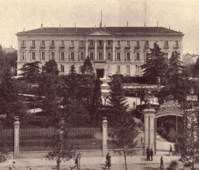 Palacio de Buenavista a finales del siglo XIX y principios del XX