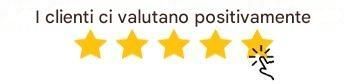 I clienti ci valutano positivamente