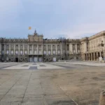 Place des Armures du Palais Royal de Madrid - Vue de dessus