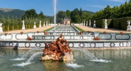 Fontaine de la Cascade restaurée dans les Jardins du Palais Royal de La Granja de San Ildefonso, Ségovie